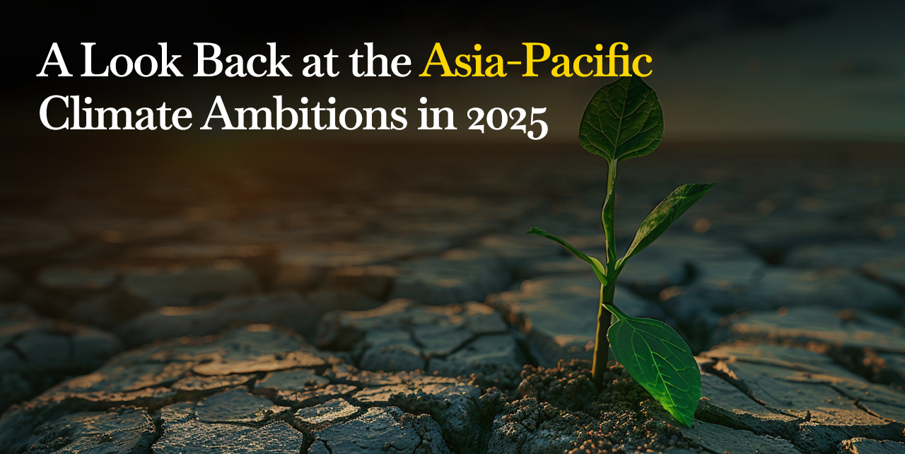A Look Back at the Asia-Pacific Climate Ambitions in 2025
